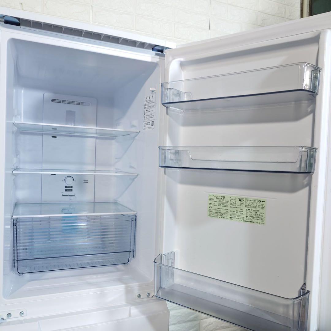 SHARP 冷蔵庫 SJ-D18K-W 179L 2024年製 美品 J081