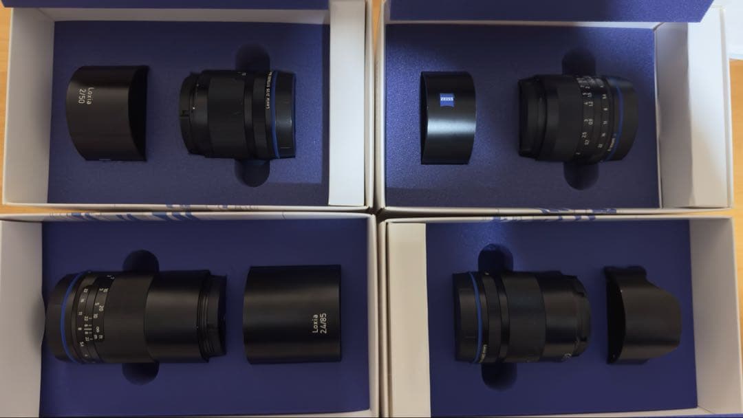 Carl Zeiss Loxia レンズ(35/85mm) 2本