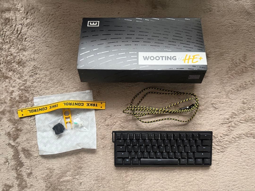 Wooting HE+ RGBキーボード 本体