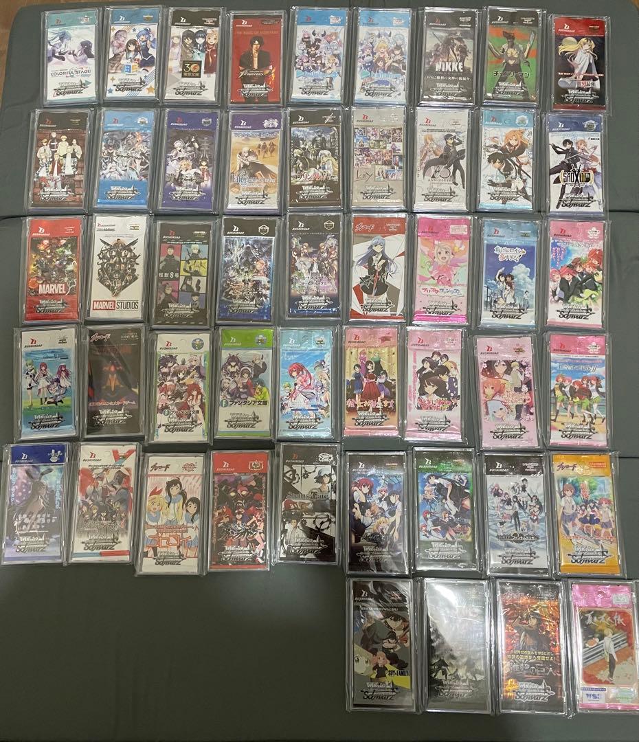 ヴァイスシュヴァルツ　未開封パック　コレクション　49点　まとめ売り