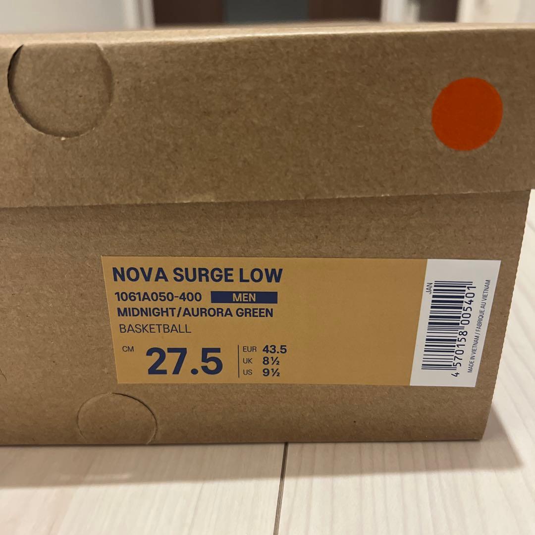 【トマト】asics×ballaholic NOVASURGE LOW