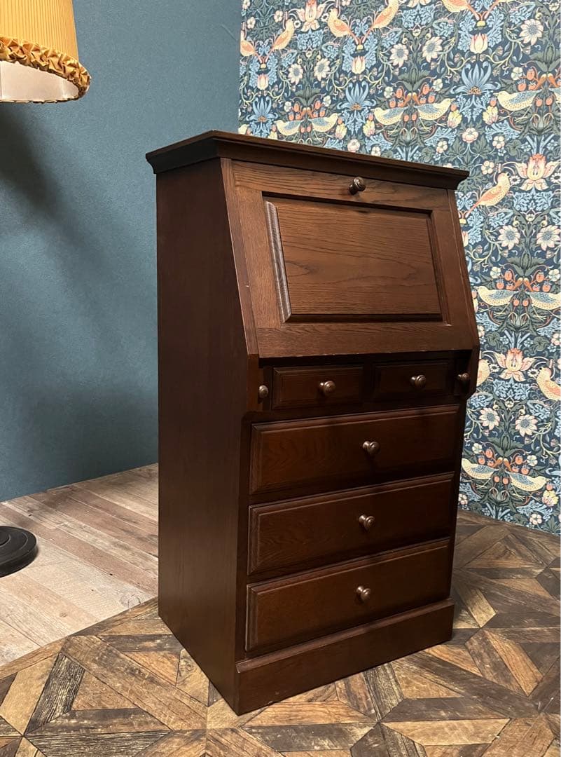 ライティングチェスト デスク インテリア アンティーク 昭和レトロ インテリア