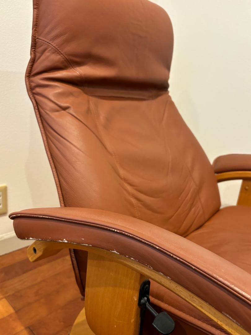 早い者勝ち　KEBE France Bed フランスベッド　本革 チェア