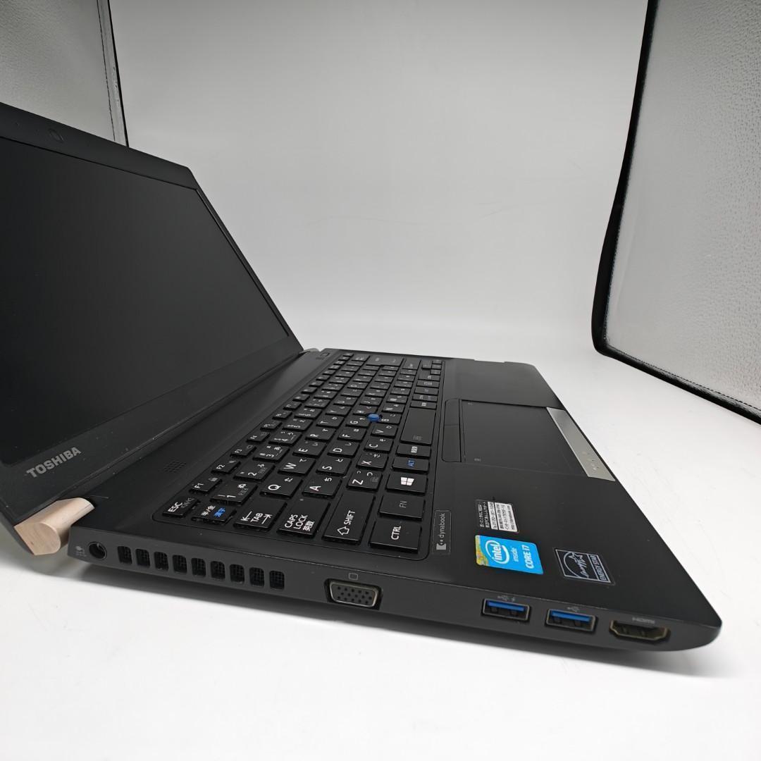 【東芝】R73 高速i7 SSD512GB 16GB ブラック ノートPC