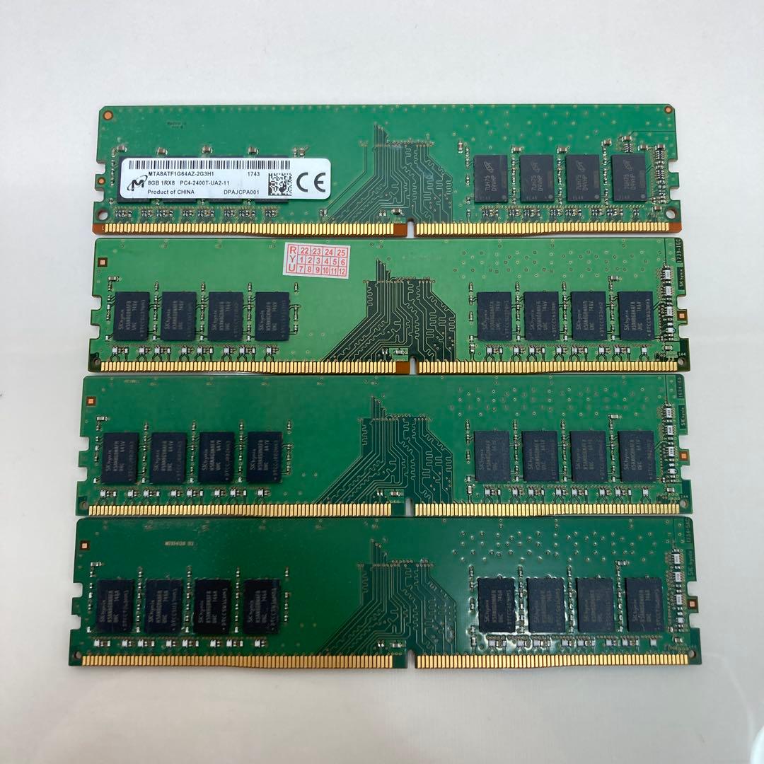 DDR4-2400T 8GB×4枚 32GB