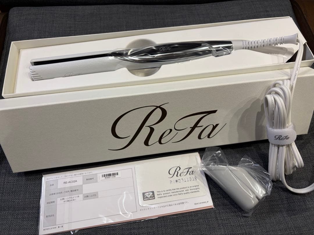 【未使用】ReFa リファ ストレートヘアアイロン ホワイト