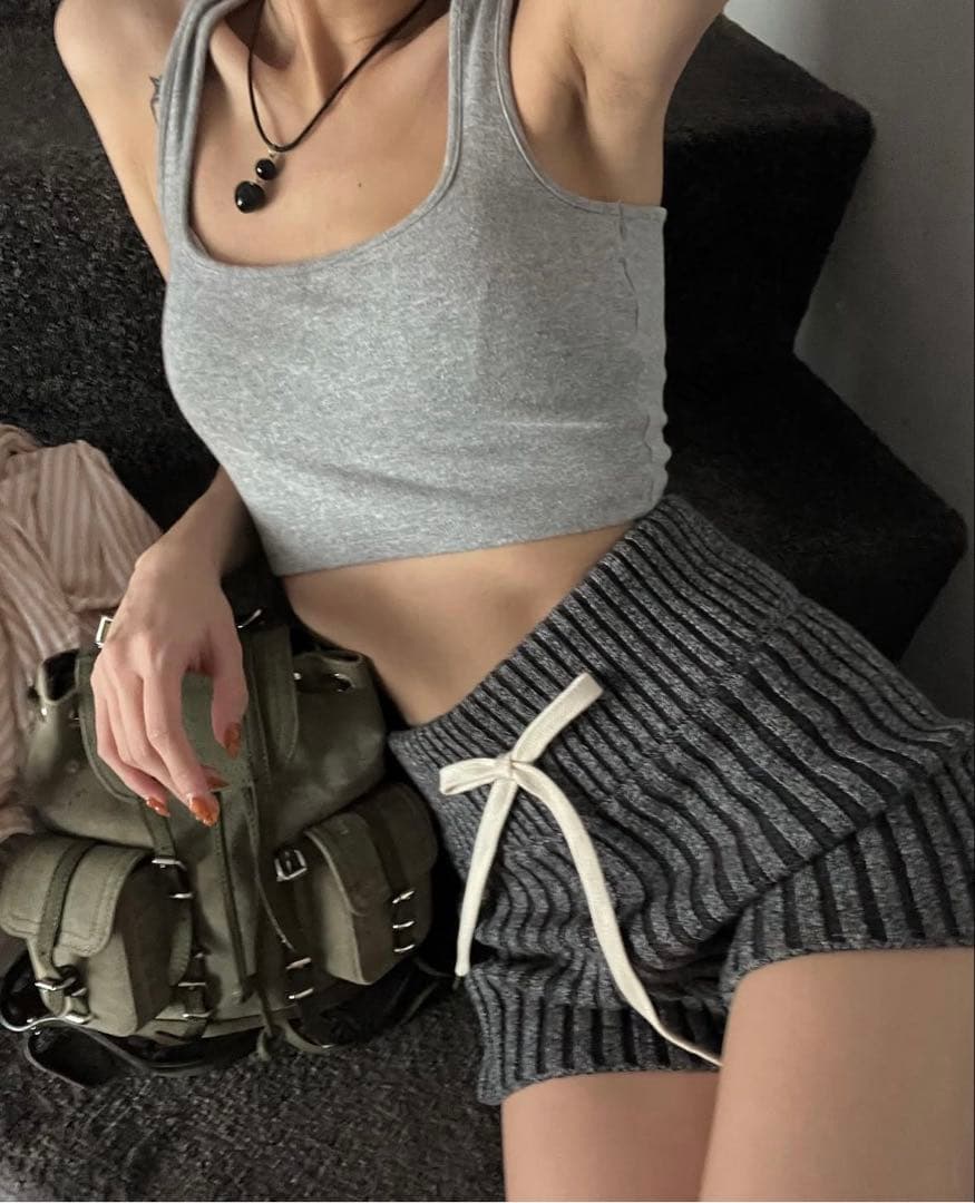 JUEMI ニットパンツ ショートパンツ