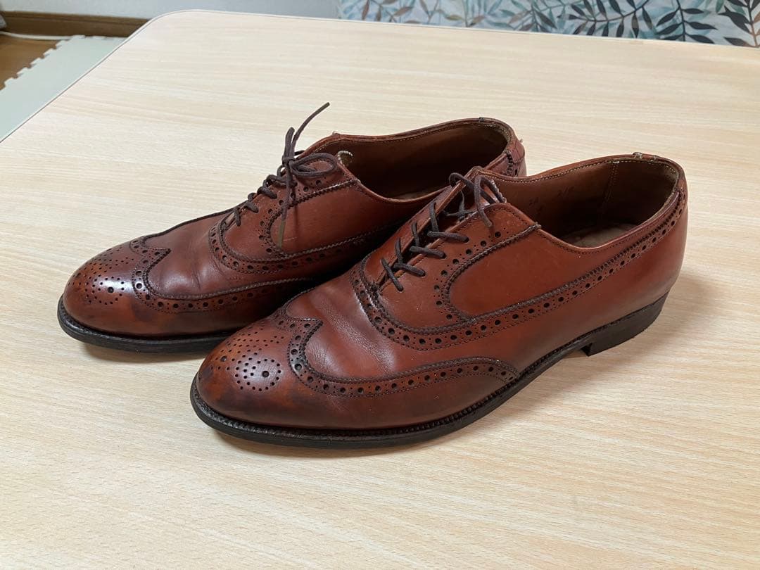 オールデン　Alden ウイングチップ8 旧ロゴ