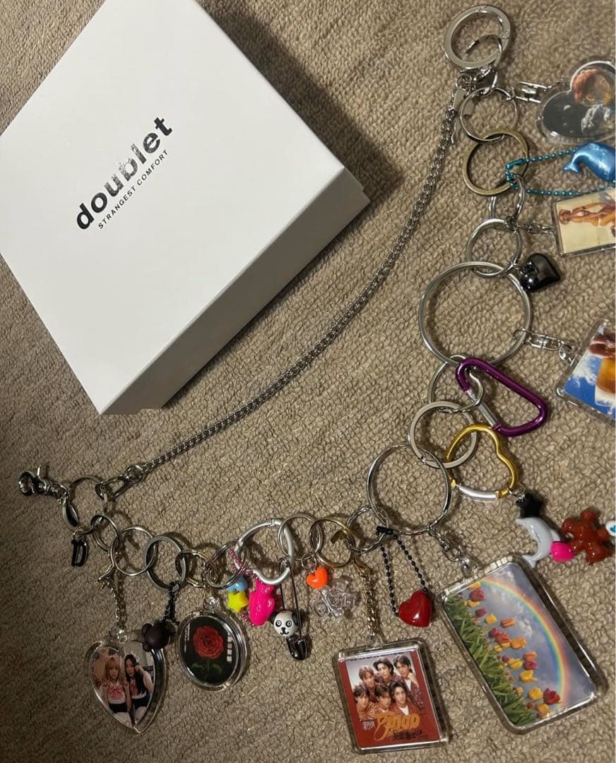 美品24AW doublet × st company キーチェーン 115P▲