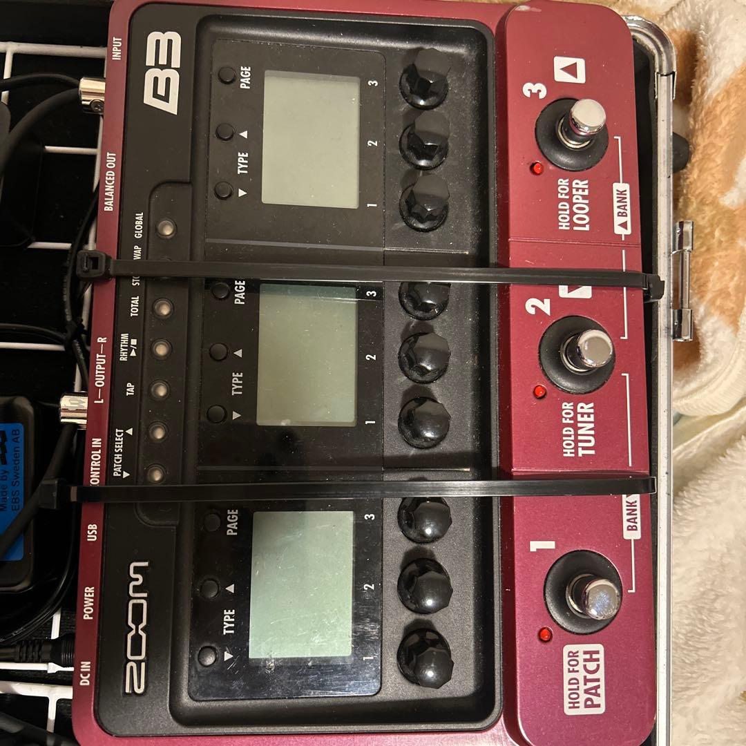 ZOOM ベース用エフェクト アンプシミュレーター B3 マルチエフェクター