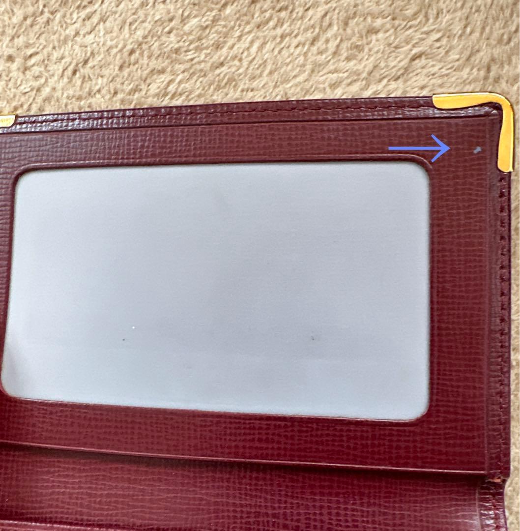Cartier　カルティエ　名刺入れ　カードケース ボルドー