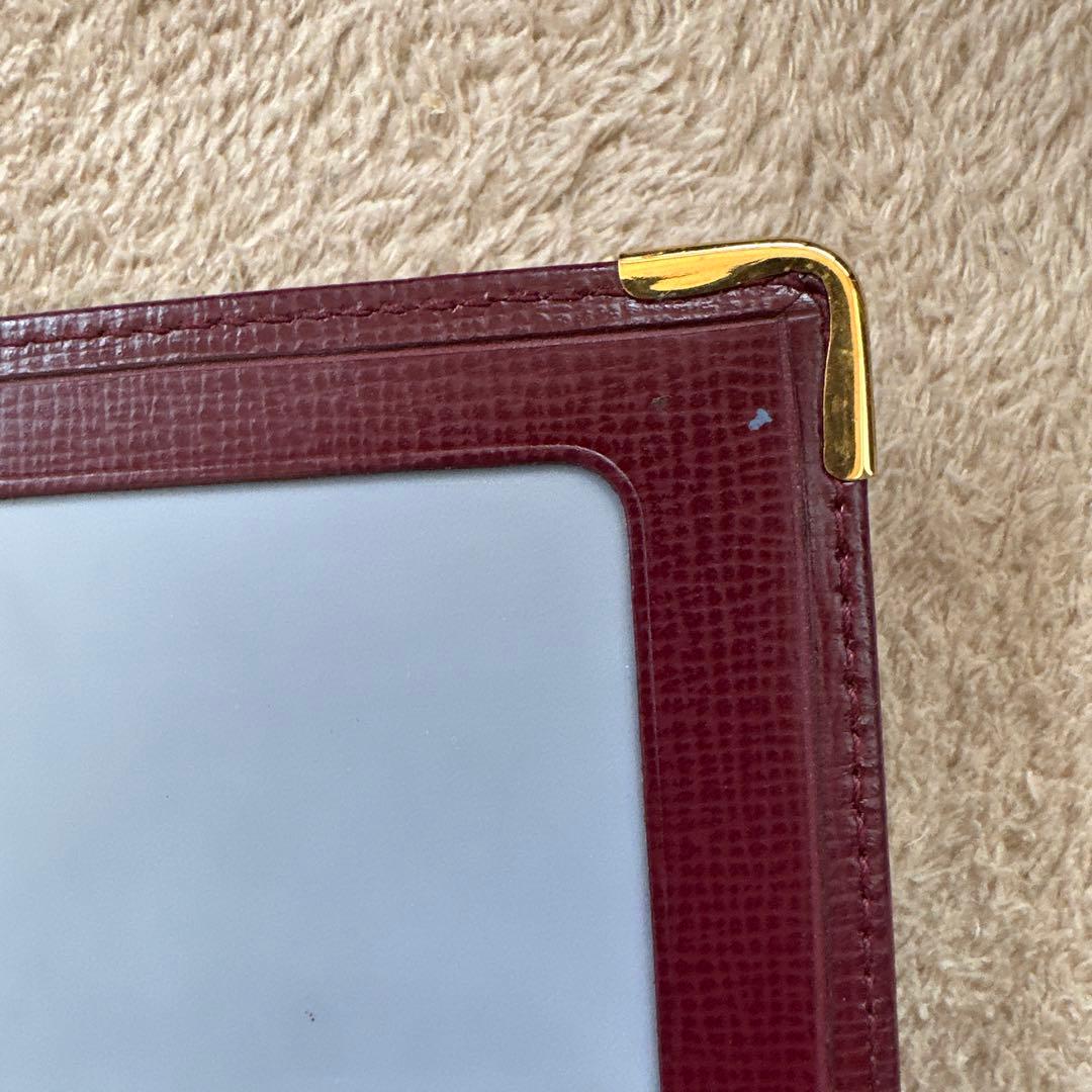 Cartier　カルティエ　名刺入れ　カードケース ボルドー
