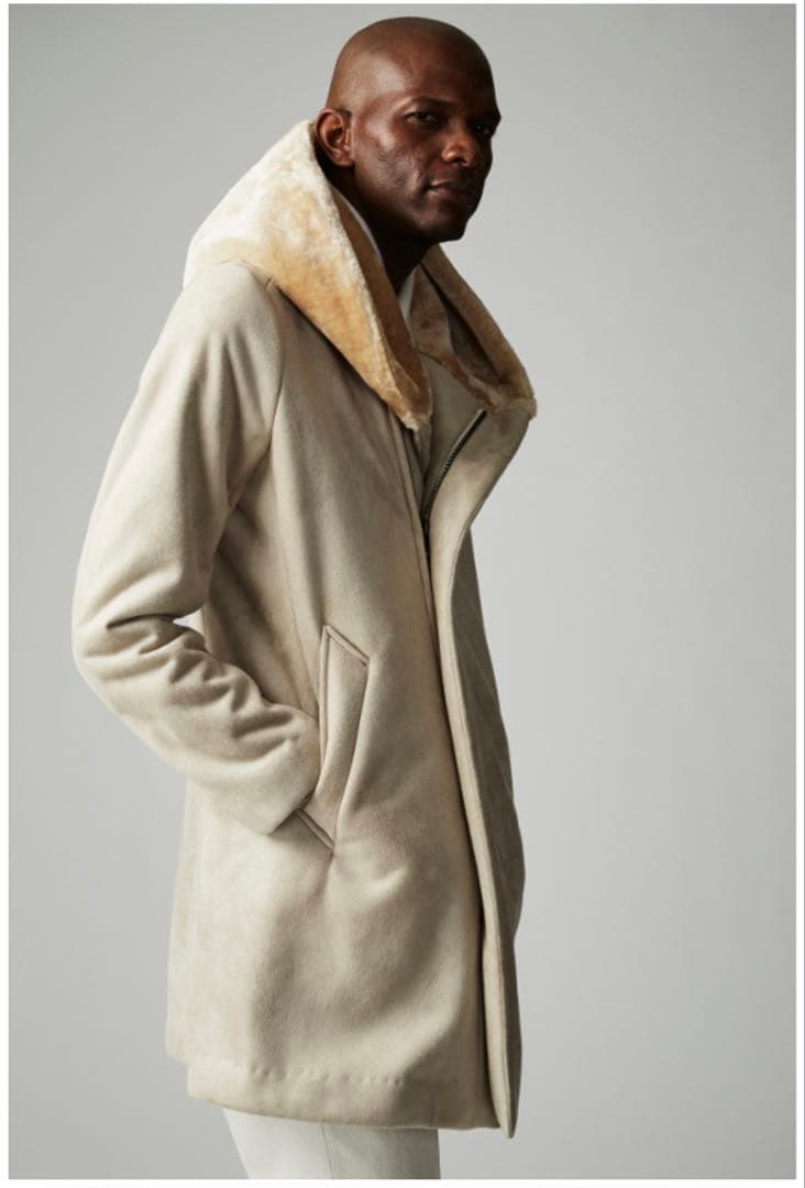 1piu1uguale3 ECO MOUTON ラップコート