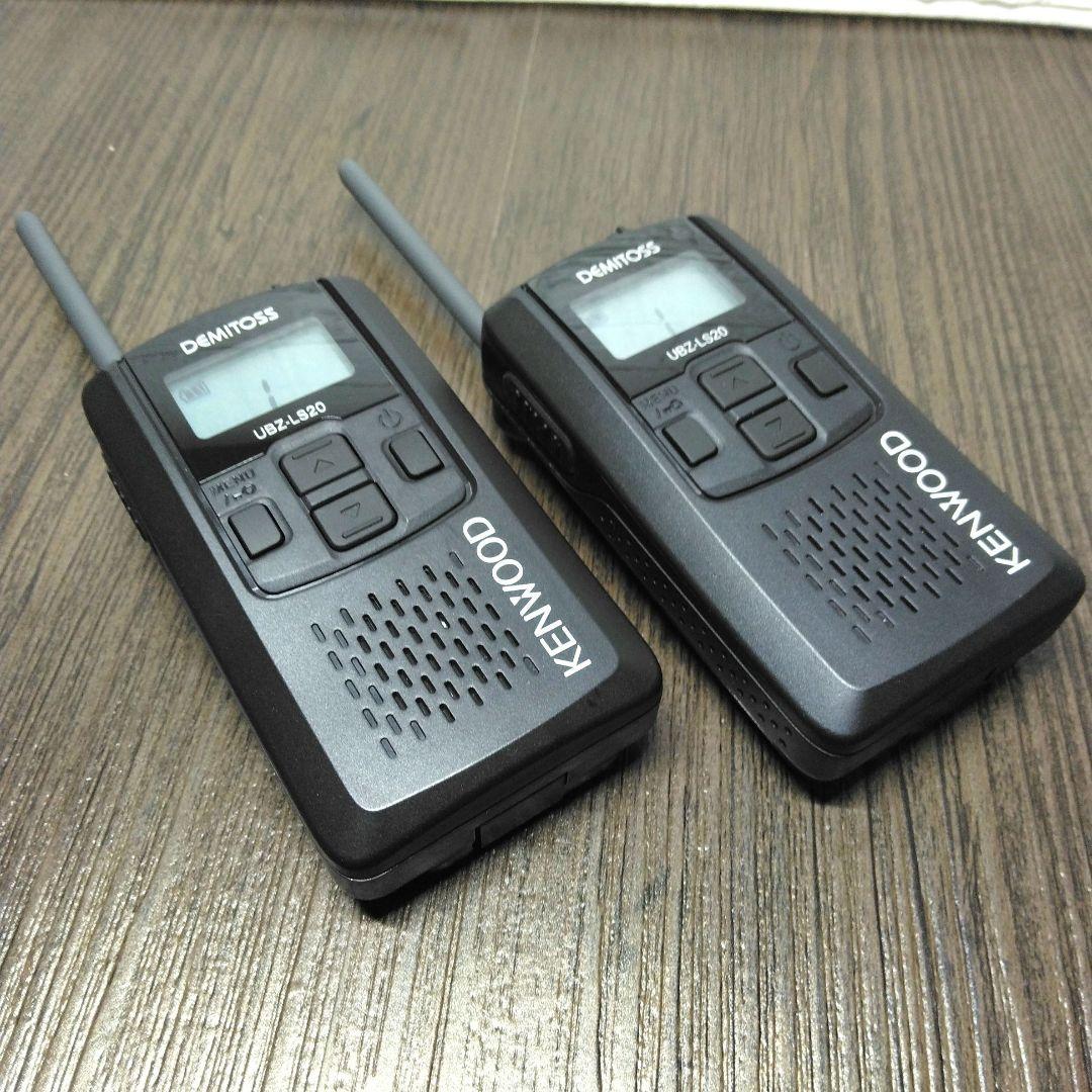 未使用同等★KENWOOD UBZ-LS20 フルセット 特小トランシーバー