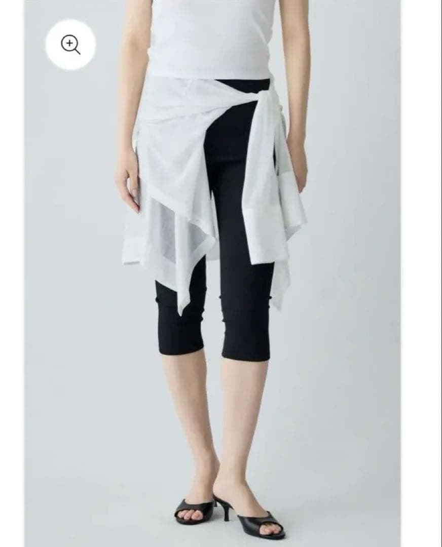 【新品未使用】PHERE Leonis Rib Leggins_Black