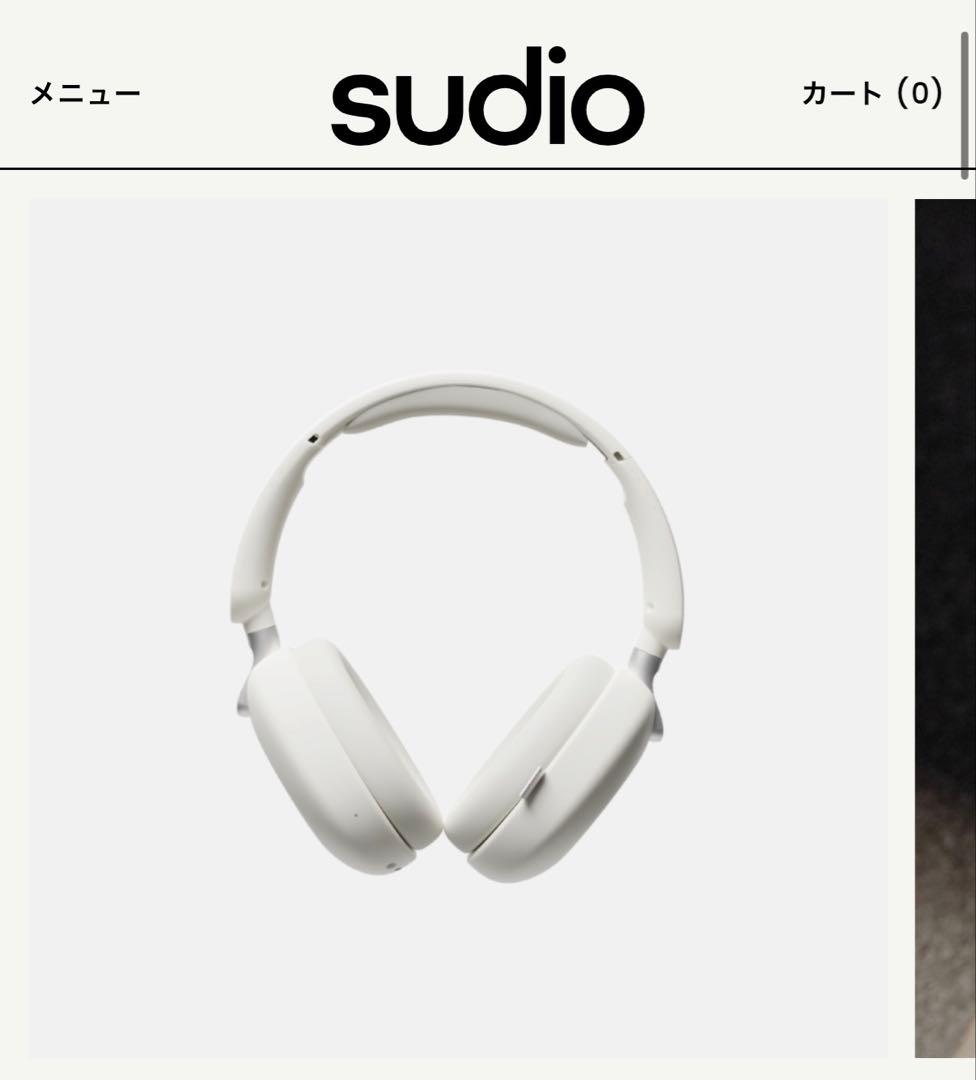 Sudio K2 Pro ワイヤレスヘッドホン ホワイト
