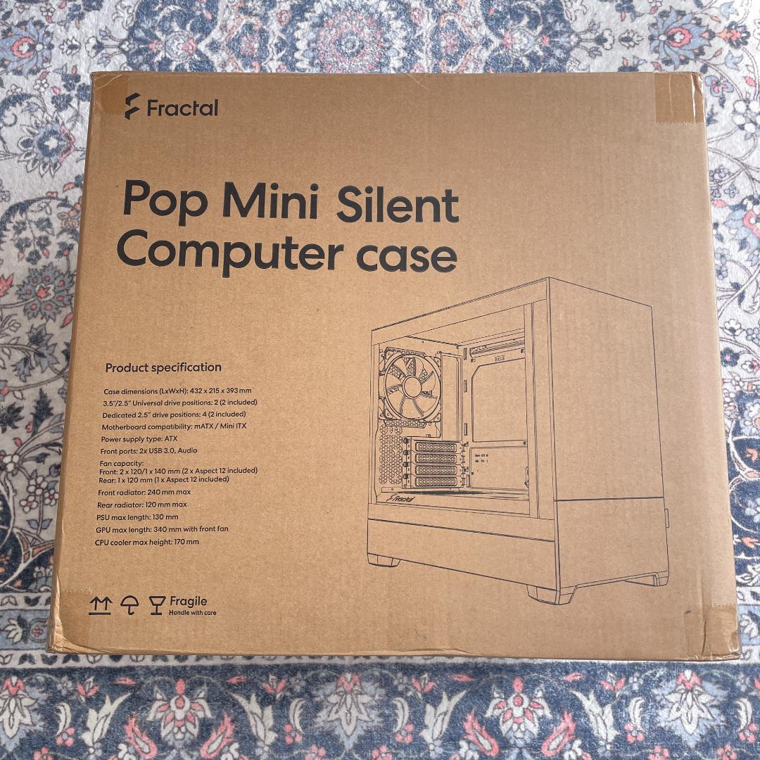 s*棗様 Pop Mini Silent Black Solid フラクタルデザ