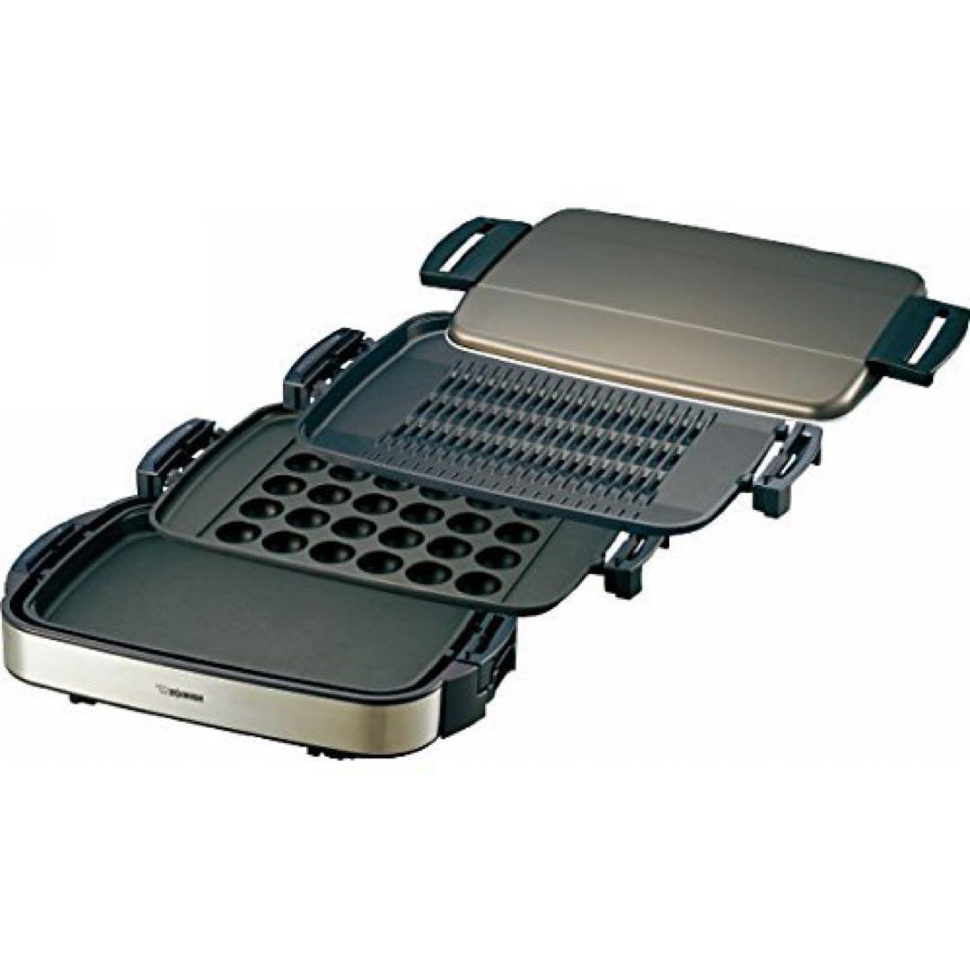 新品未使用 象印 ホットプレート EA-ET30-TA ブラウン 3枚プレート