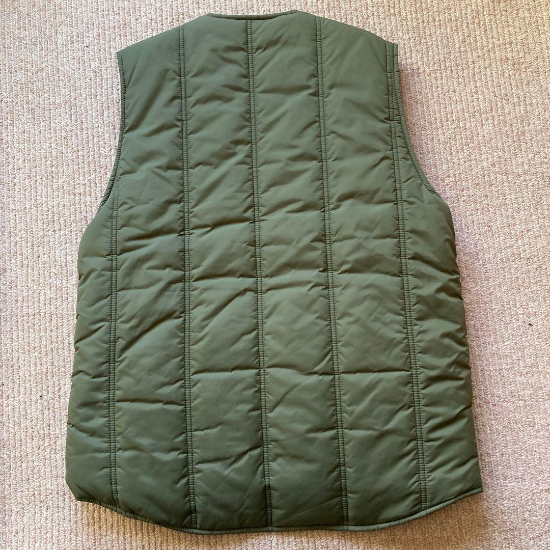 BLUCO キルティングベスト Lサイズ オリーブ