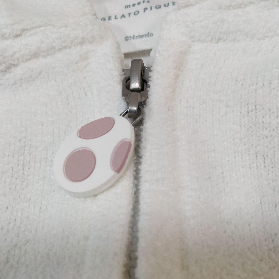 新品タグ付き　 ジェラートピケ × スーパーマリオ（ヨッシー）パーカー　ピンク