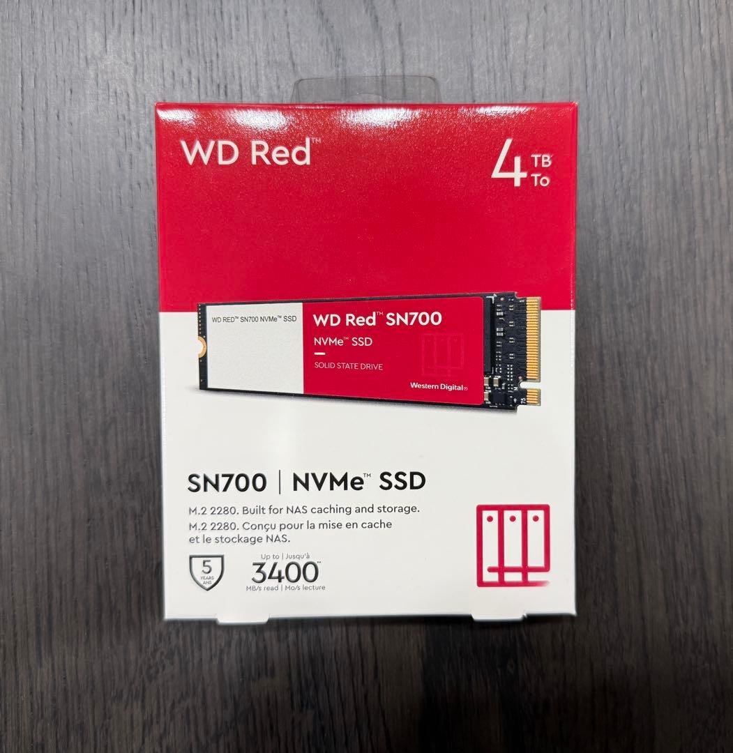 内蔵型SSD WD Red SN700 NVMe SSD 4TB