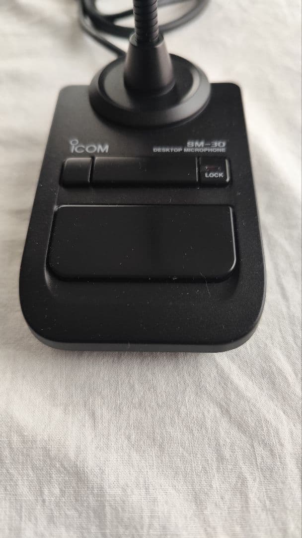 【美品】ICOM SM-30 デスクトップ マイクロフォン