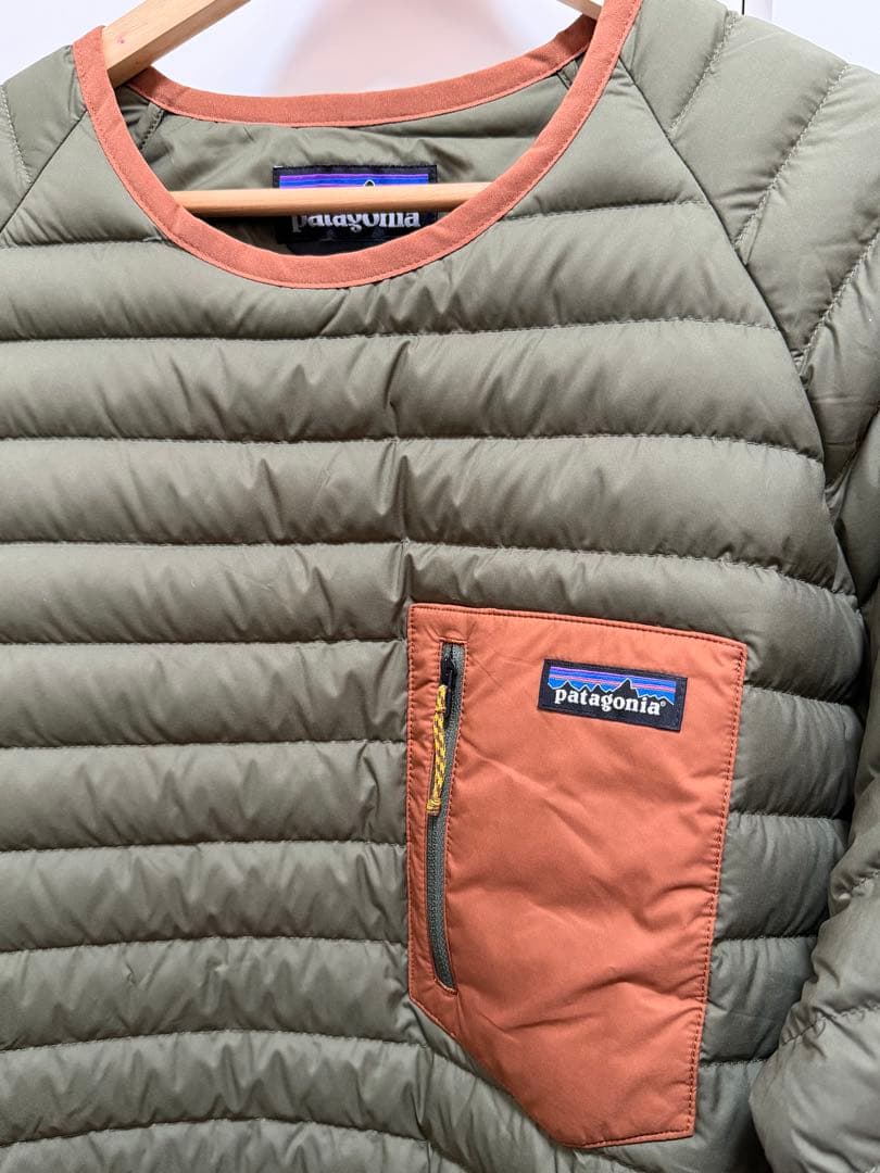 Men's Silent Down Crew Lサイズ　Patagonia