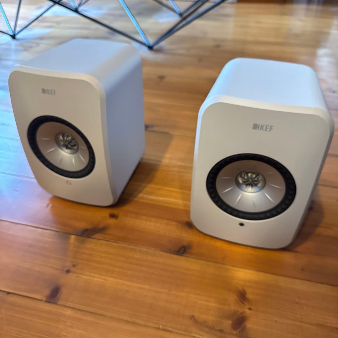 KEF LSX II LT 　ストーンホワイト美品
