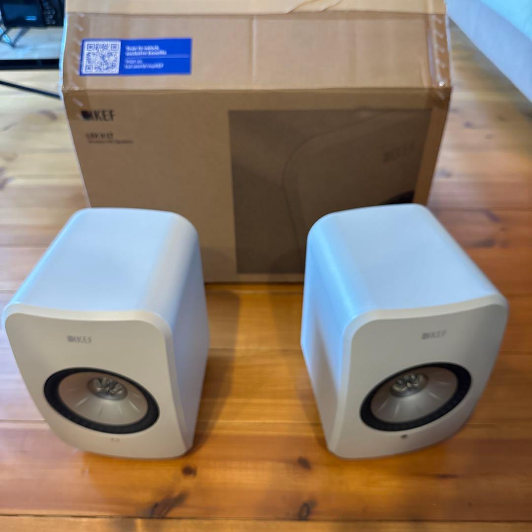 KEF LSX II LT 　ストーンホワイト美品