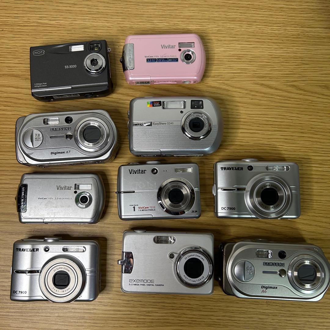 【ジャンク】 デジタルカメラ 10台 まとめ売り 故障品 ジャンク品 状態悪い