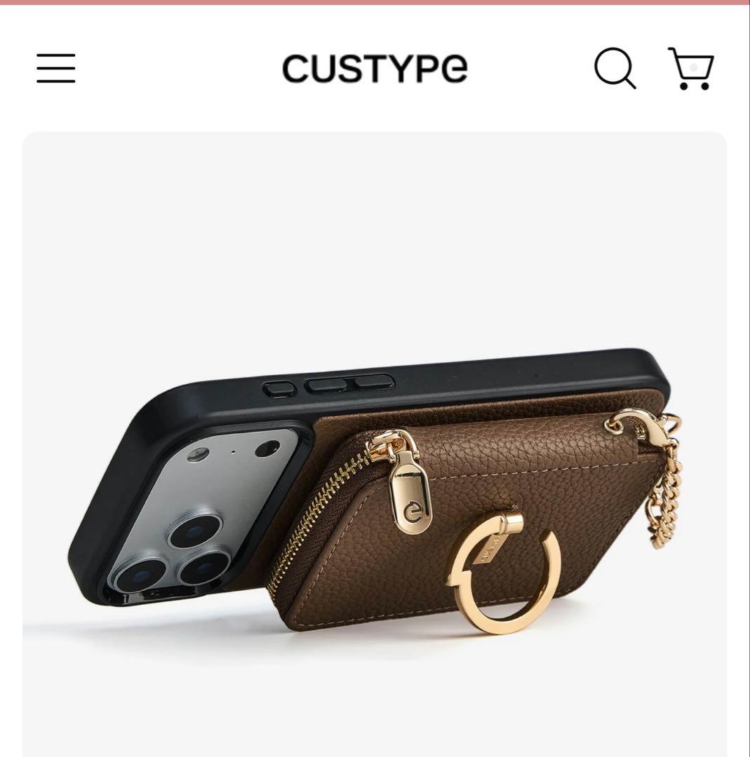 【値下げ】CUSTYPE スマホケース、スマホショルダー　iPhone16pro