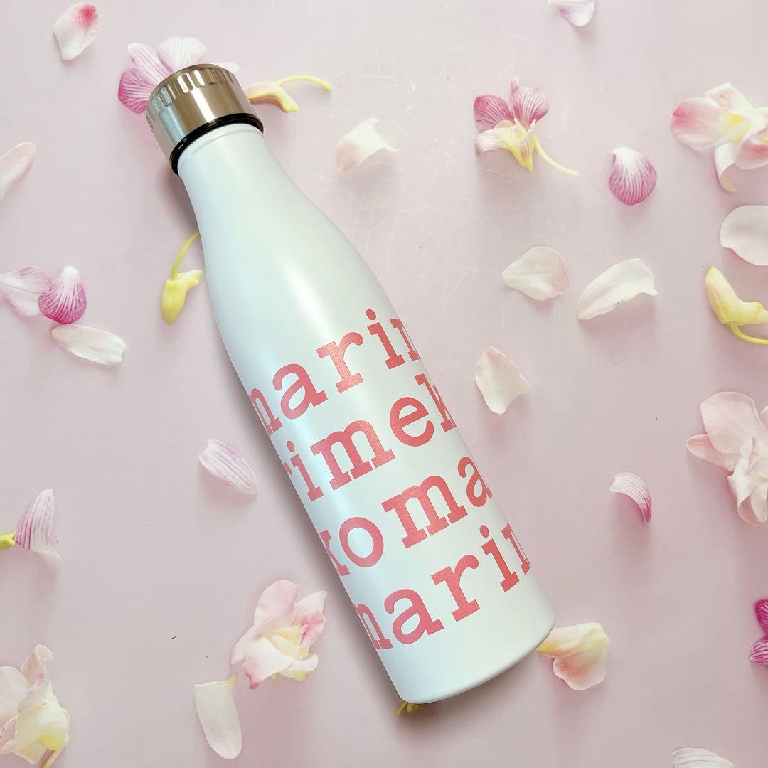 ♡マリメッコ　マリロゴ ステンレスボトル　ピンク　水筒　タンブラー　新品