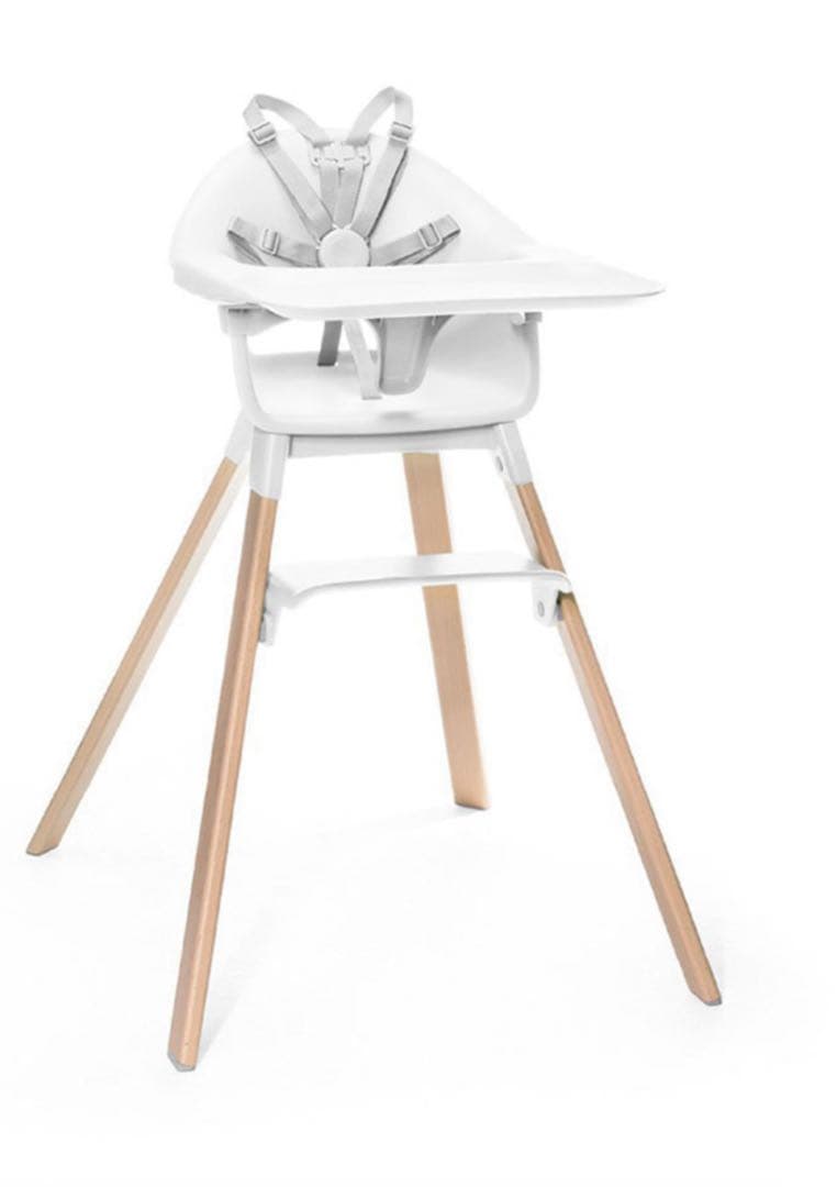 【美品】STOKKE ストッケ クリック ベビーチェア ホワイト箱あり