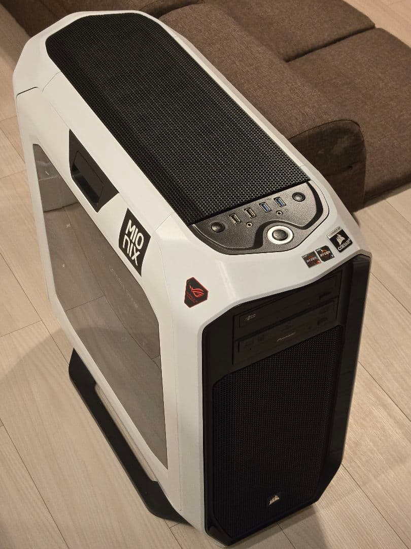 自作PC Ryzen9 3900X,RAM32GB,GTX1080 Ti