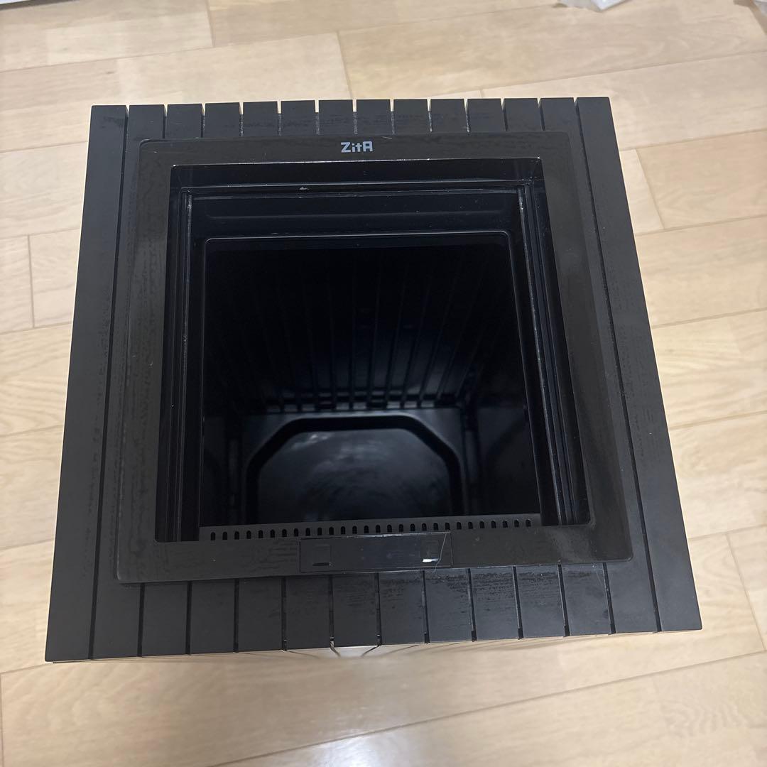 ZitA SQUARE ジータ スクエア ゴミ箱 ブラック 未使用消臭剤付