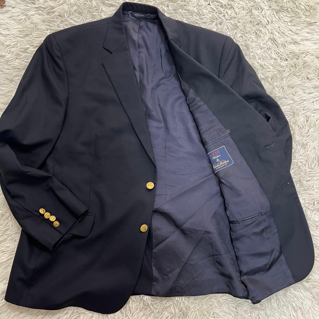 ブルックスブラザーズ テーラードジャケット 紺ブレ マディソン ロロピアーナ