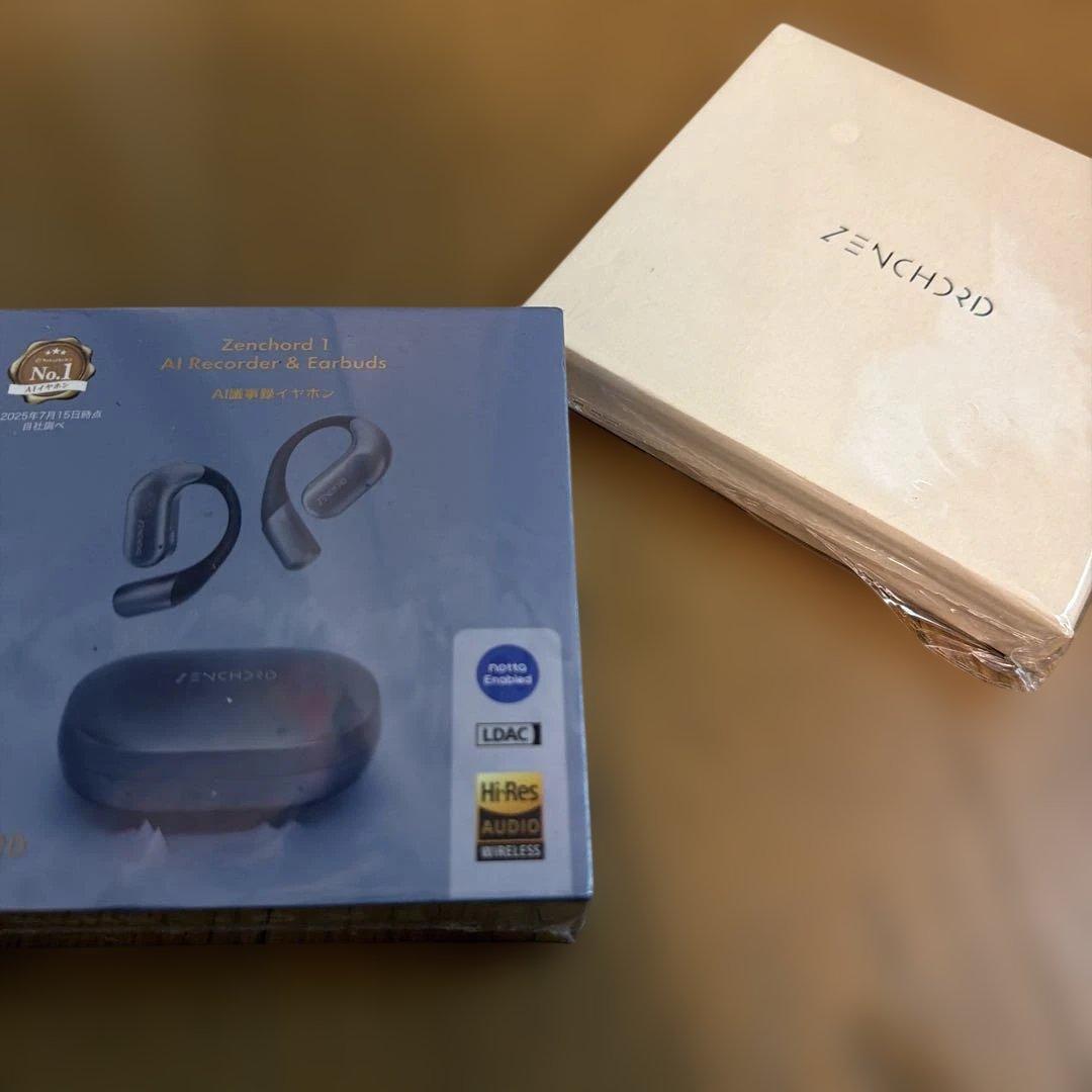 AIイヤホン　Zenchord 1 makuake レザーケース付　新品未使用