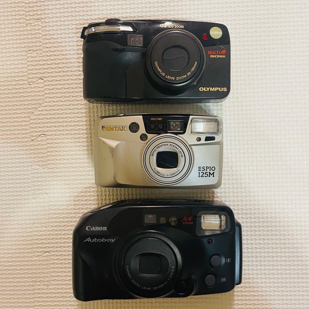 Canon Autoboy PENTAX ESPIO フィルムカメラ 3台セット