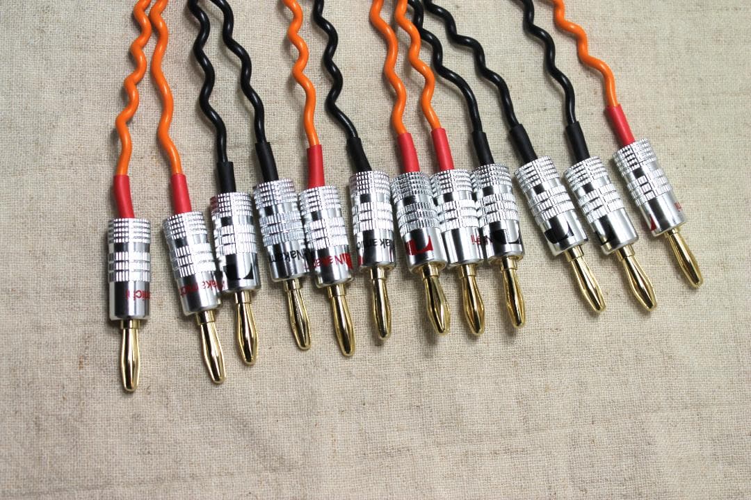 BELDENベルデン9497 2ｍ2本　バイワイヤリング　バナナプラグ付