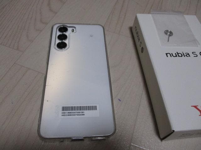 nubia S 5G Y!mobile 本体　　白スマートホーン