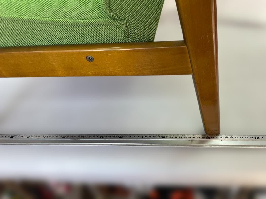 カリモク60 Kチェア タープグリーン 1シーター 　　12c91