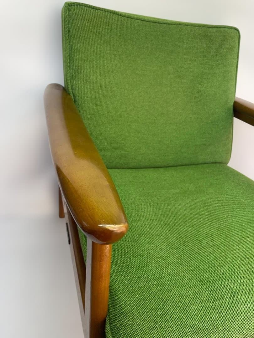 カリモク60 Kチェア タープグリーン 1シーター 　　12c91