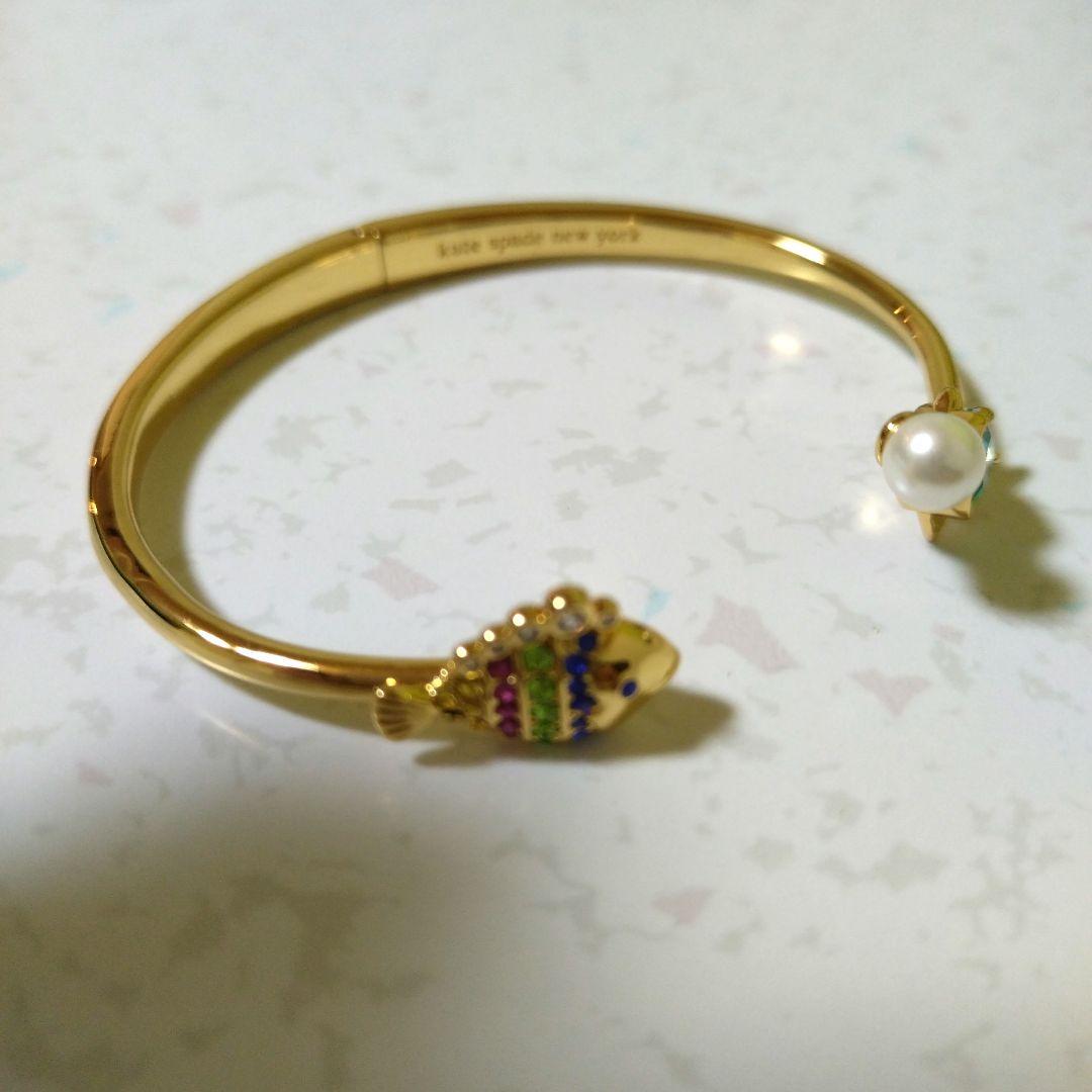 【新品・未使用】kate spade new york 魚モチーフバングル