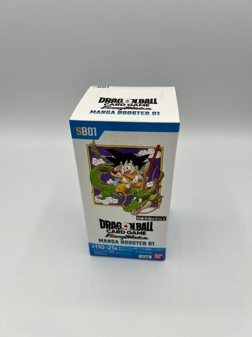新品未開封 ドラゴンボール MANGA BOOSTER 01テープ付き1BOX