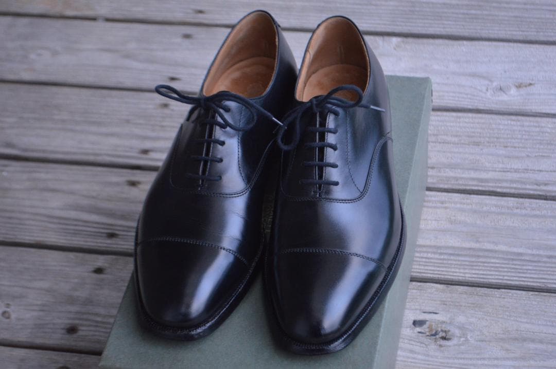 美品　CROCKETT＆JONES　TEMPLE　6.5E　ブラック