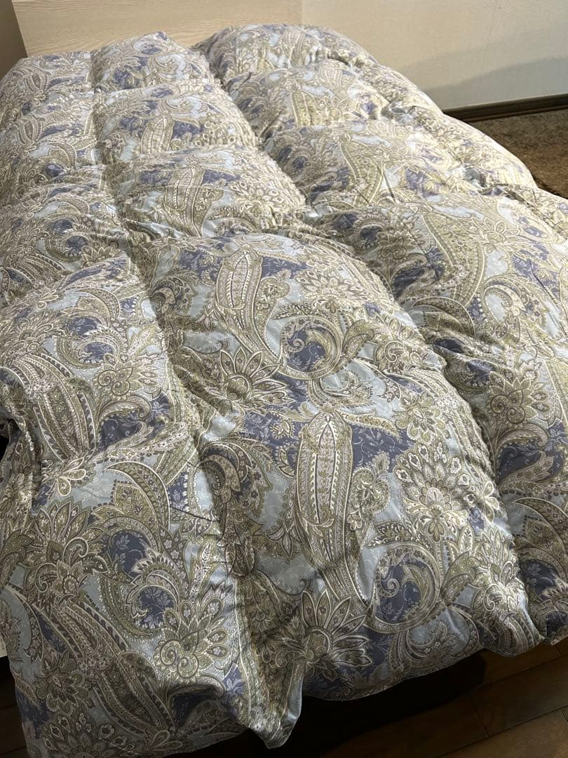 ト*！様 新品ふとん　サイクルダウン増量1.3kgシングル抗菌仕立て