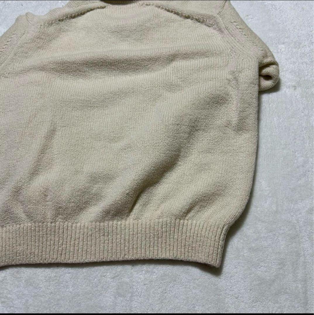 【新品未使用】crepuscule☆スキッパーニット☆1☆アイボリー