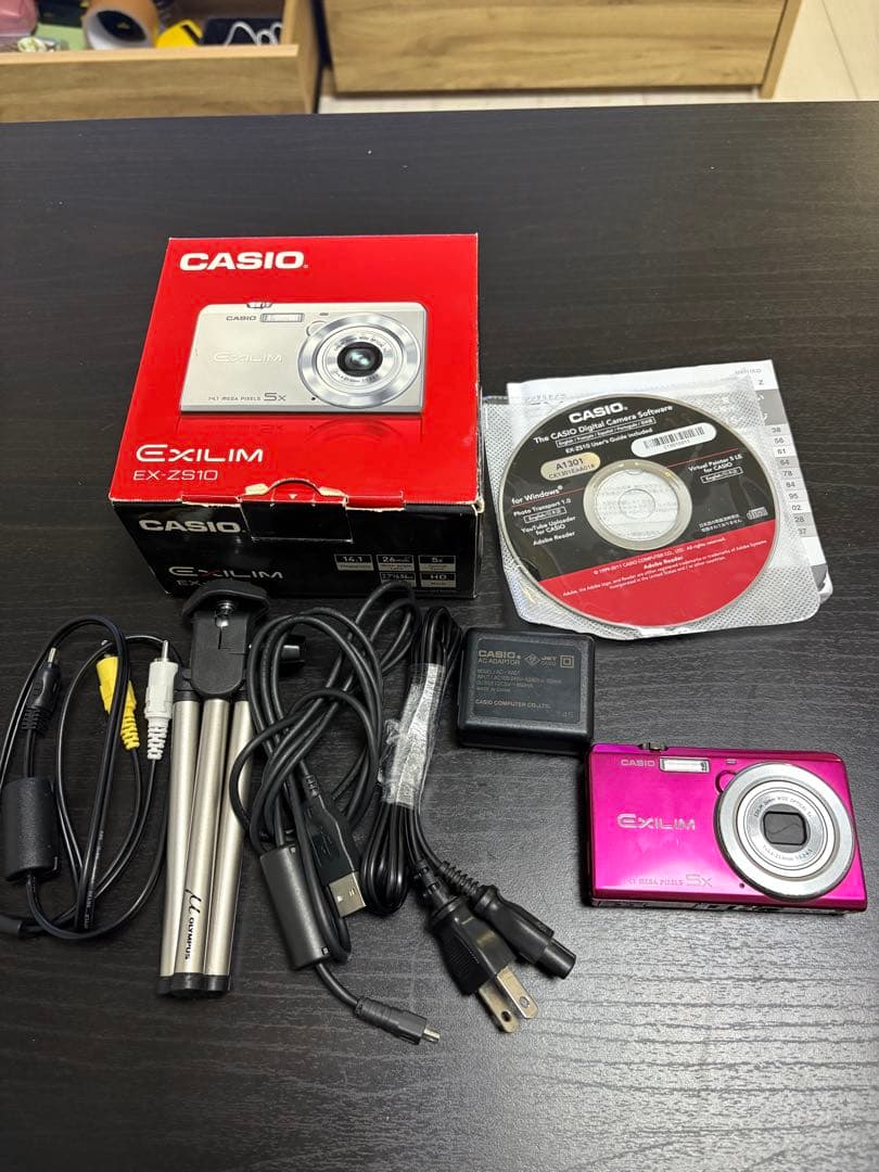 【動作確認済み】 CASIO EX-ZS10 ピンク デジタルカメラ