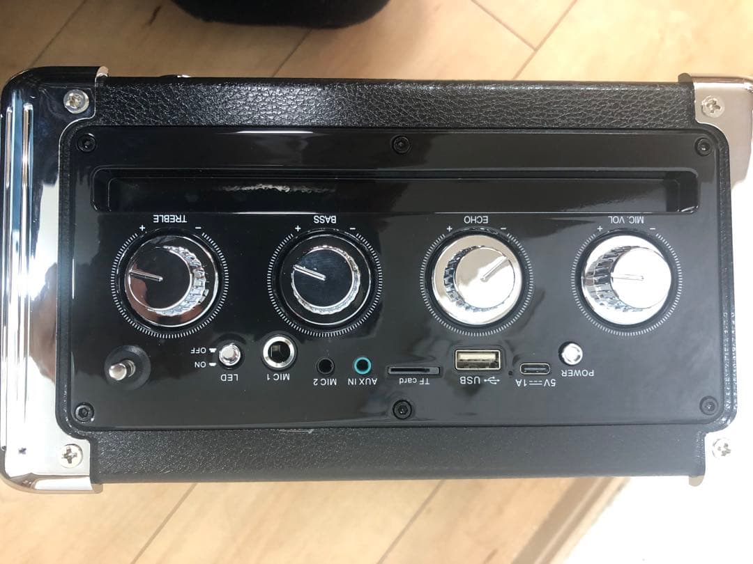 JYX S55カラオケセット ワイヤレスマイク×2 スピーカーBluetooth