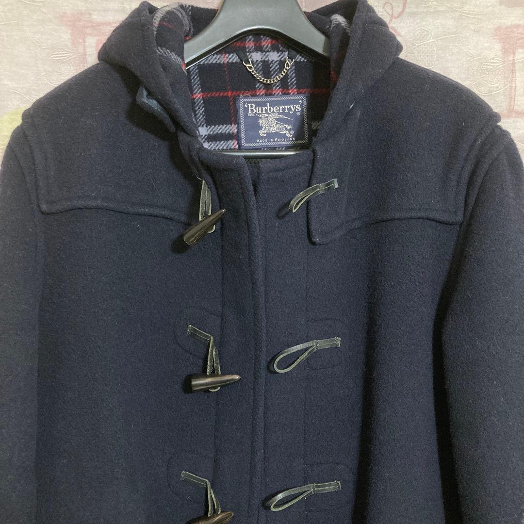 80'sヴィンテージBurberry ネイビー ダッフルコート英国製